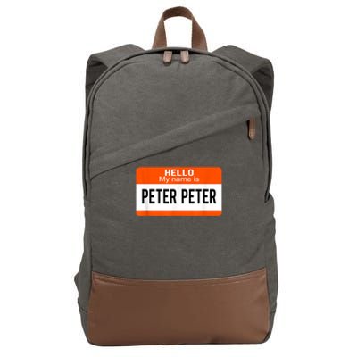 Peter Peter Pumpkin Eater Halloween Matching Couples Costume Cotton Canvas Backpack