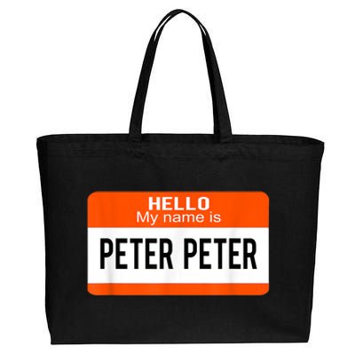 Peter Peter Pumpkin Eater Halloween Matching Couples Costume Cotton Canvas Jumbo Tote