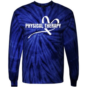 PTA Physiotherapy PT Therapist Love Physical Therapy Tie-Dye Long Sleeve Shirt