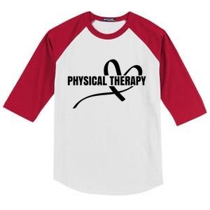 PTA Physiotherapy PT Therapist Love Physical Therapy Kids Colorblock Raglan Jersey