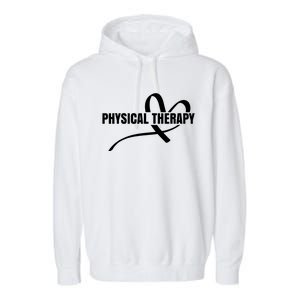 PTA Physiotherapy PT Therapist Love Physical Therapy Garment-Dyed Fleece Hoodie