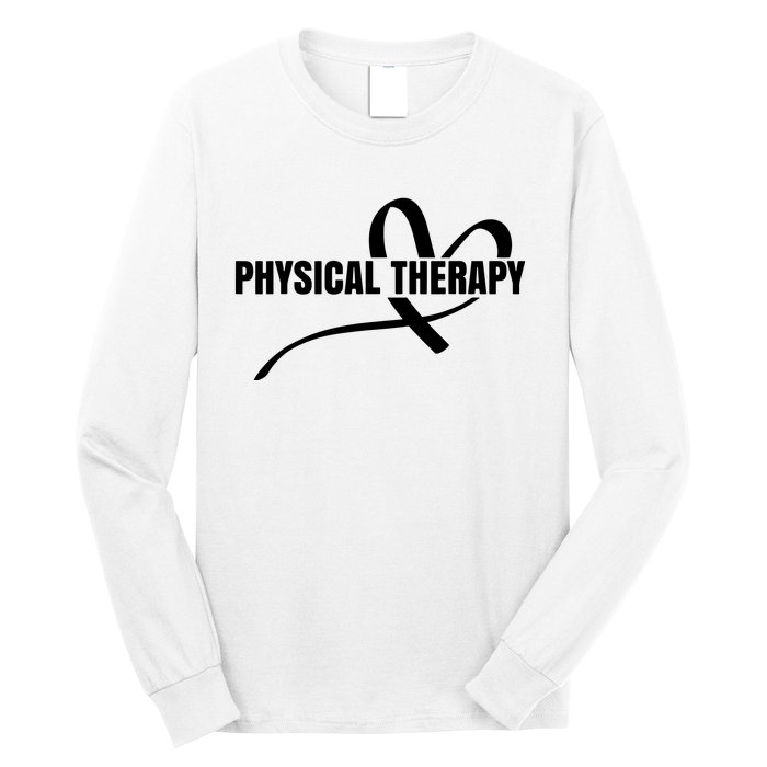 PTA Physiotherapy PT Therapist Love Physical Therapy Long Sleeve Shirt