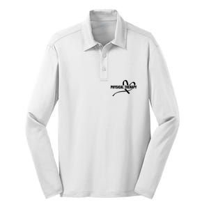 PTA Physiotherapy PT Therapist Love Physical Therapy Silk Touch Performance Long Sleeve Polo