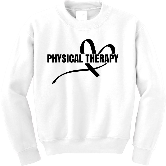 PTA Physiotherapy PT Therapist Love Physical Therapy Kids Sweatshirt