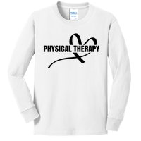 PTA Physiotherapy PT Therapist Love Physical Therapy Kids Long Sleeve Shirt