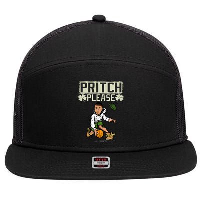 Pritch Please 7 Panel Mesh Trucker Snapback Hat
