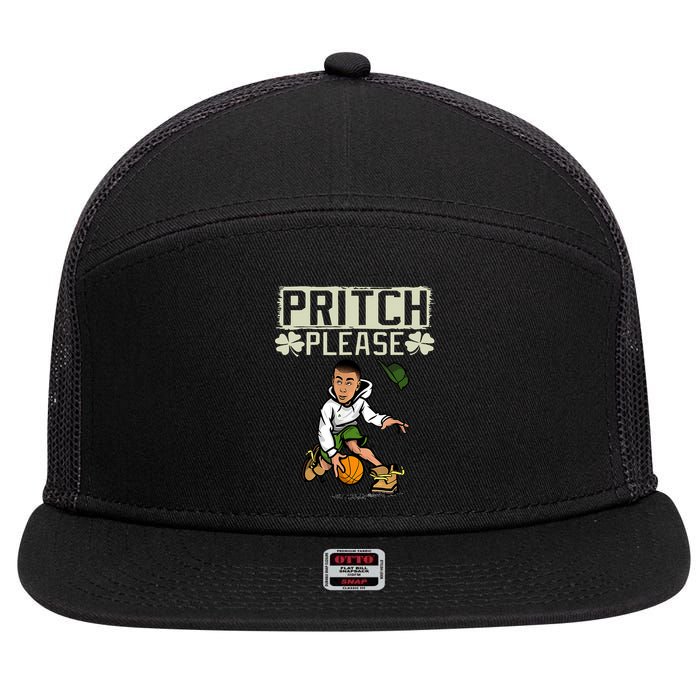 Pritch Please 7 Panel Mesh Trucker Snapback Hat