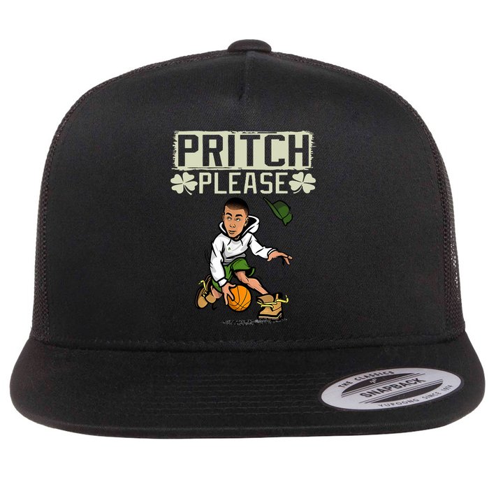 Pritch Please Flat Bill Trucker Hat
