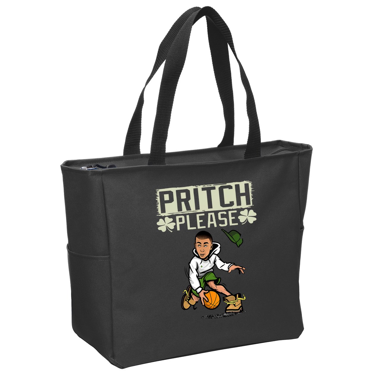 Pritch Please Zip Tote Bag
