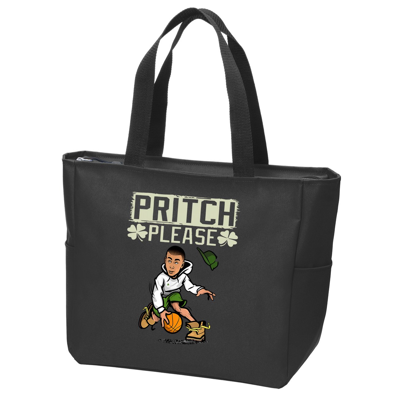Pritch Please Zip Tote Bag