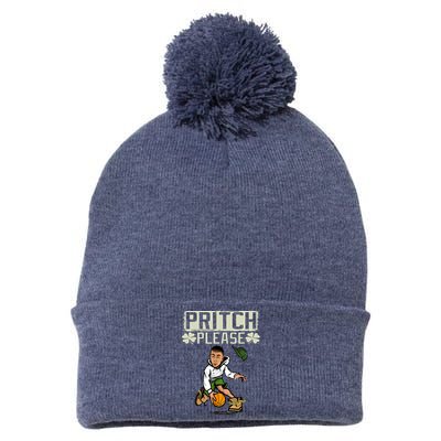 Pritch Please Pom Pom 12in Knit Beanie