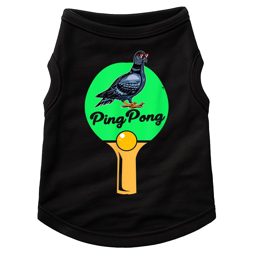 Pigeon Ping Pong Doggie Tank
