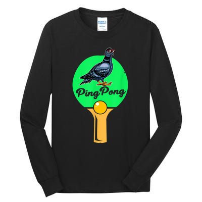 Pigeon Ping Pong Tall Long Sleeve T-Shirt