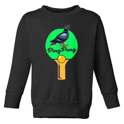 Pigeon Ping Pong Toddler Sweatshirt