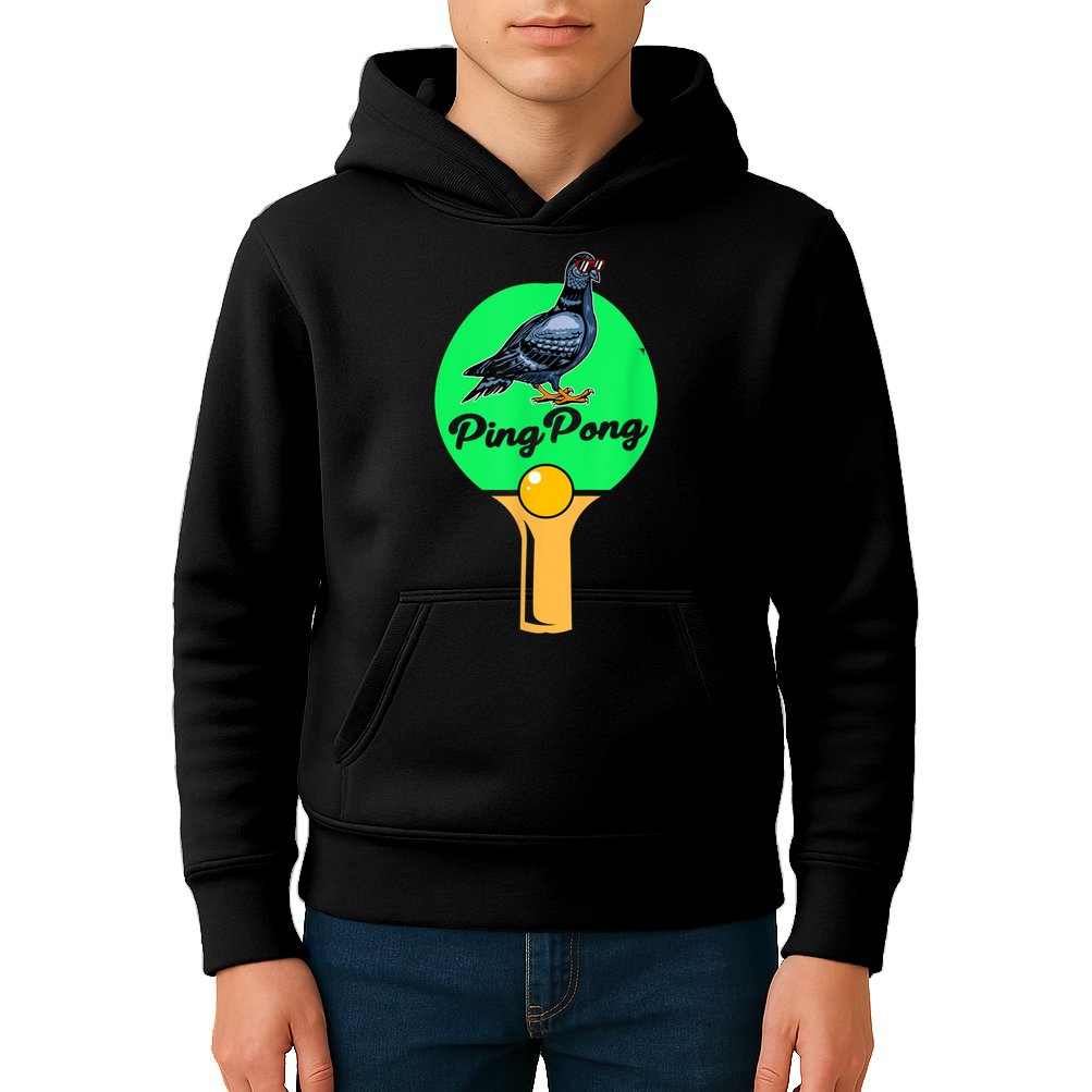 Pigeon Ping Pong Kids Hoodie
