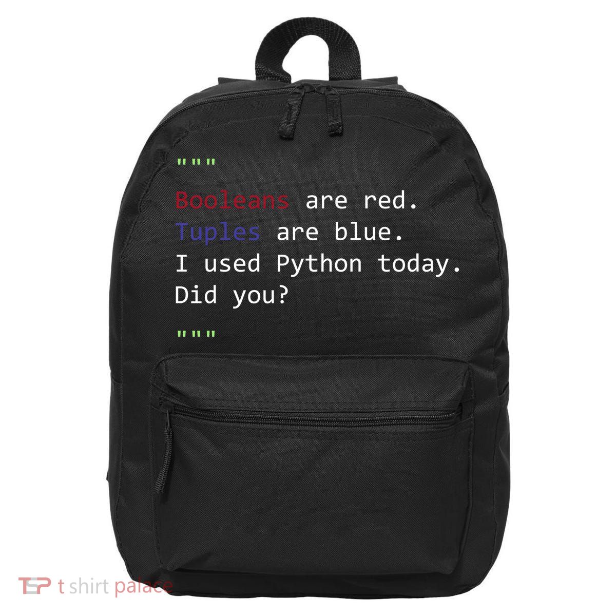 Python Poem 16 in Basic Backpack