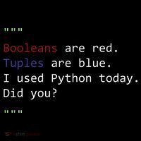 Python Poem 16 in Basic Backpack