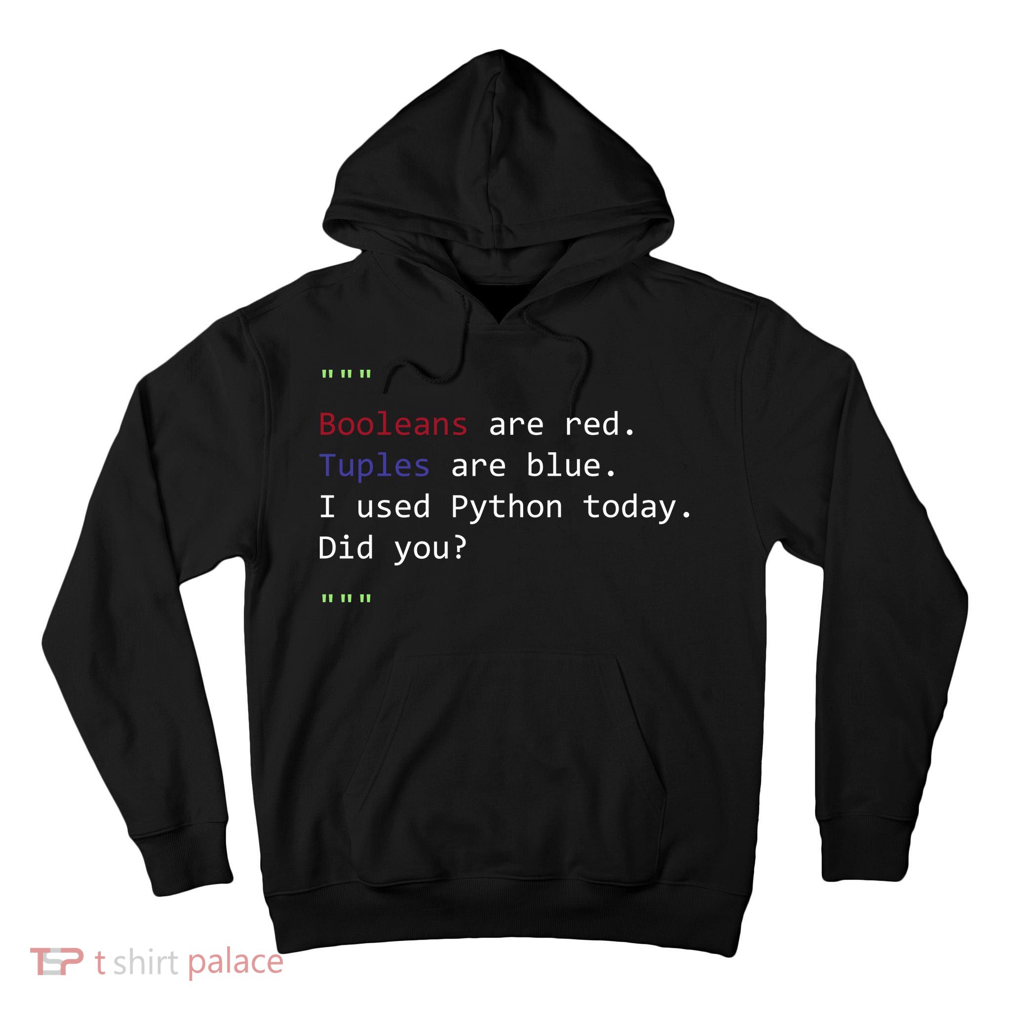 Python Poem Tall Hoodie