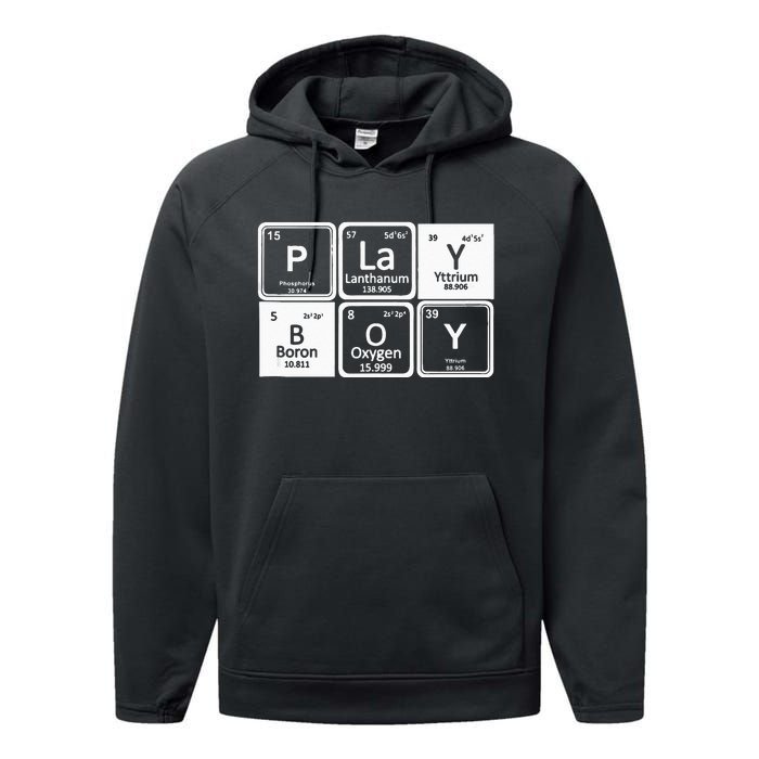 Play Periodic Profession Career Worker Performance Fleece Hoodie