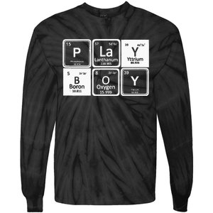 Play Periodic Profession Career Worker Tie-Dye Long Sleeve Shirt