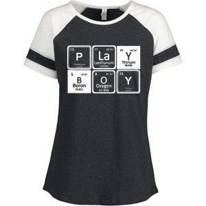 Play Periodic Profession Career Worker Enza Ladies Jersey Colorblock Tee