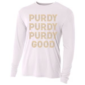 Purdy Purdy Purdy Good Meme Cooling Performance Long Sleeve Crew