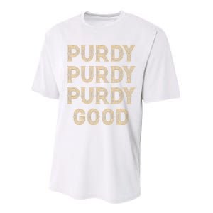 Purdy Purdy Purdy Good Meme Performance Sprint T-Shirt