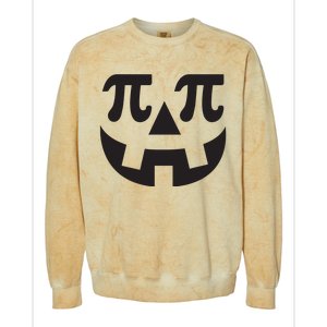 Pumpkin Pi Pie Shirts Punny Halloween Costume Math Pun Colorblast Crewneck Sweatshirt