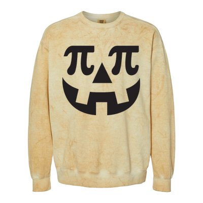 Pumpkin Pi Pie Shirts Punny Halloween Costume Math Pun Colorblast Crewneck Sweatshirt