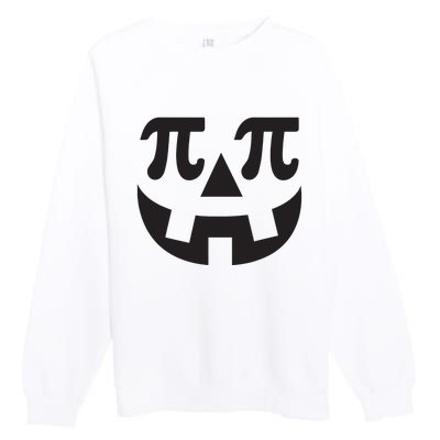 Pumpkin Pi Pie Shirts Punny Halloween Costume Math Pun Premium Crewneck Sweatshirt