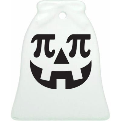 Pumpkin Pi Pie Shirts Punny Halloween Costume Math Pun Ceramic Bell Ornament