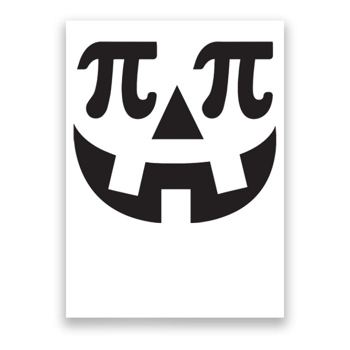 Pumpkin Pi Pie Shirts Punny Halloween Costume Math Pun Poster