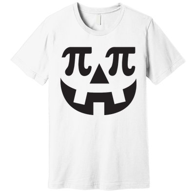 Pumpkin Pi Pie Shirts Punny Halloween Costume Math Pun Premium T-Shirt