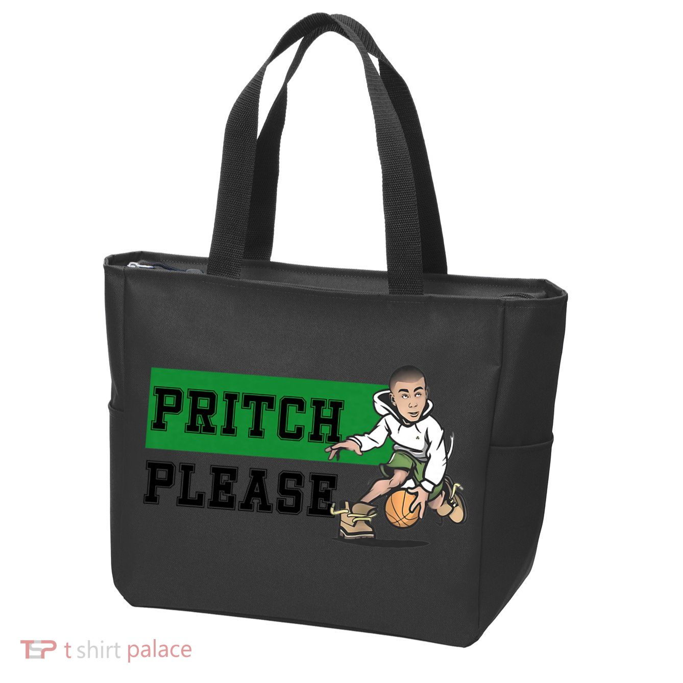 Pritch Please Zip Tote Bag
