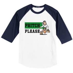 Pritch Please Baseball Sleeve Shirt