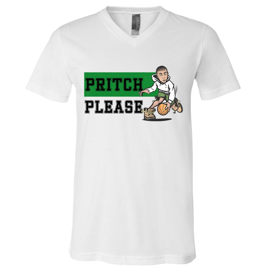 Pritch Please V-Neck T-Shirt