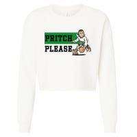 Pritch Please Cropped Pullover Crew