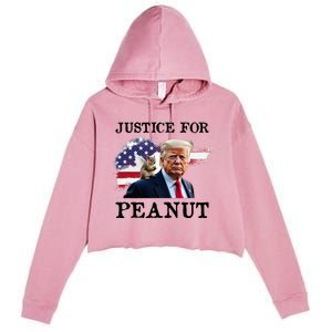 Peanut P’Nut Pnut Justice Crop Fleece Hoodie