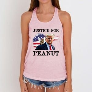 Peanut P’Nut Pnut Justice Women's Knotted Racerback Tank