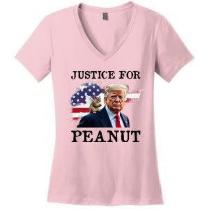 Peanut P’Nut Pnut Justice Women's V-Neck T-Shirt