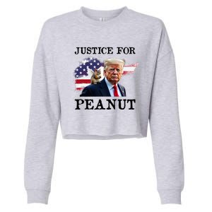 Peanut P’Nut Pnut Justice Cropped Pullover Crew