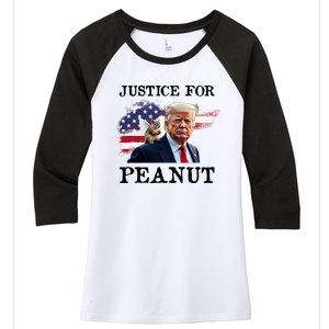 Peanut P’Nut Pnut Justice Women's Tri-Blend 3/4-Sleeve Raglan Shirt