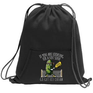 Pickleball Player Paddleball Lover Sweatshirt Cinch Pack Bag