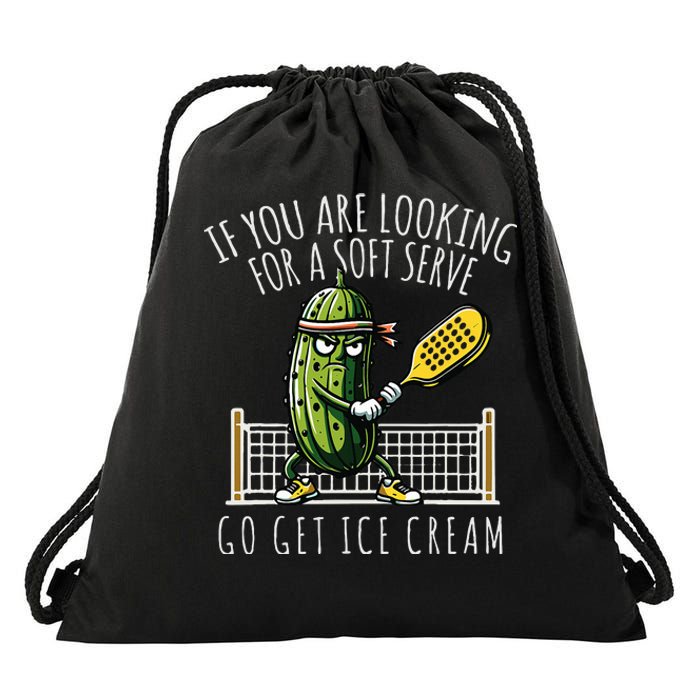 Pickleball Player Paddleball Lover Drawstring Bag