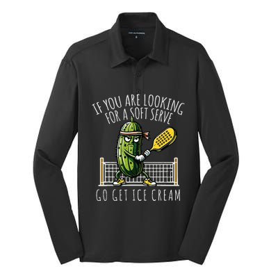 Pickleball Player Paddleball Lover Silk Touch Performance Long Sleeve Polo