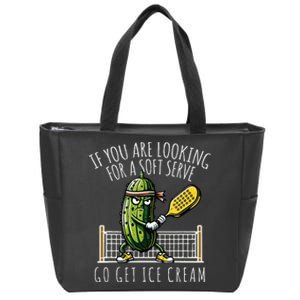 Pickleball Player Paddleball Lover Zip Tote Bag