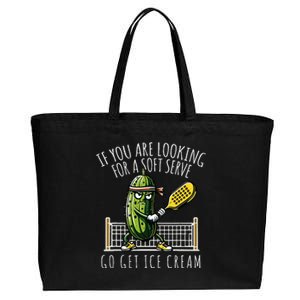 Pickleball Player Paddleball Lover Cotton Canvas Jumbo Tote