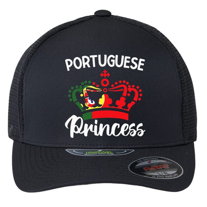 Princess Portugal Portuguese Flexfit Unipanel Trucker Cap