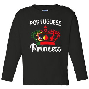 Princess Portugal Portuguese Toddler Long Sleeve Shirt