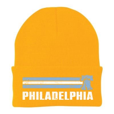 Philly Philadelphia Baseball Retro Vintage Stripes Knit Cap Winter Beanie